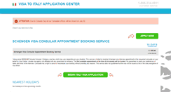 Desktop Screenshot of italy.visacenter.ca