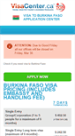 Mobile Screenshot of burkina-faso.visacenter.ca