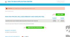 Desktop Screenshot of iran.visacenter.ca