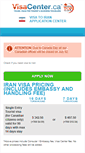 Mobile Screenshot of iran.visacenter.ca