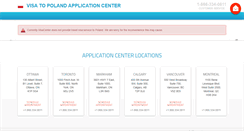 Desktop Screenshot of poland.visacenter.ca