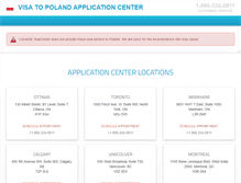 Tablet Screenshot of poland.visacenter.ca
