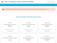Tablet Screenshot of mexico.visacenter.ca