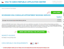 Tablet Screenshot of czech-republic.visacenter.ca