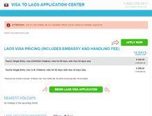 Tablet Screenshot of laos.visacenter.ca