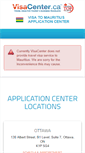 Mobile Screenshot of mauritius.visacenter.ca