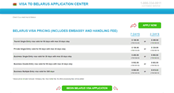 Desktop Screenshot of belarus.visacenter.ca