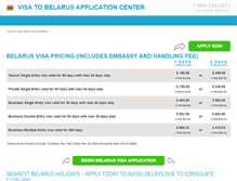 Tablet Screenshot of belarus.visacenter.ca