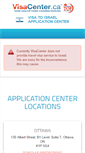 Mobile Screenshot of israel.visacenter.ca