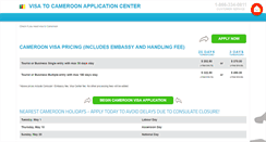 Desktop Screenshot of cameroon.visacenter.ca
