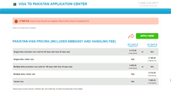 Desktop Screenshot of pakistan.visacenter.ca