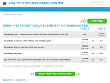 Tablet Screenshot of kenya.visacenter.ca