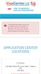 Mobile Screenshot of monaco.visacenter.ca