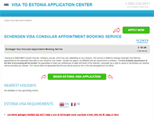 Tablet Screenshot of estonia.visacenter.ca