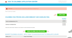 Desktop Screenshot of colombia.visacenter.ca