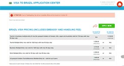 Desktop Screenshot of brazil.visacenter.ca
